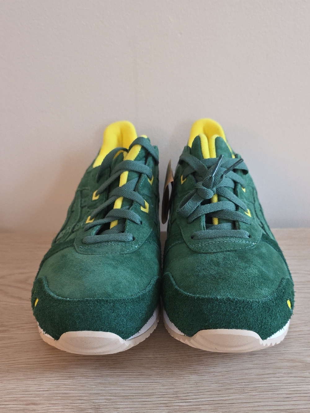 NEW Asics Gel Lyte III ☘️ Shamrock Mens 12 Shoes Golf Green - Picture 2 of 6